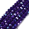 Opaque Glass Beads Strands EGLA-A035-P10mm-L09-1