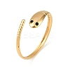 304 Stainless Steel Cuff Bangles for Women BJEW-C129-05G-2