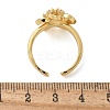 Brass Micro Pave Clear Cubic Zirconia Finger Rings RJEW-C120-29A-G-5