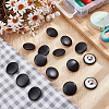 30Pcs Imitation Leather Snap Bottons BUTT-NB0001-90E-4