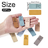 Biyun 60Pcs 10 Colors Microfiber Leather Labels DIY-BY0001-08-3