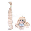 Artificial Wool Doll Wig Hair AJEW-WH0609-186C-1