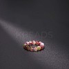 Natural Jade Stretchy Finger Rings FS-WG01730-49-1
