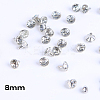 Brass Rhinestone Rivets KK-WH0035-13D-1