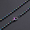 Unisex 304 Stainless Steel Ball Chain Necklaces NJEW-T012-05-51-Q-1