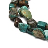 Natural HuBei Turquoise Beads Strands X-G-P497-01E-19-4