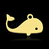 Ion Plating(IP) 201 Stainless Steel Pendants STAS-N090-LA878-2-1