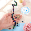 DIY Natural Tiger Eye Beaded Bracelet/Necklaces Making Kit DIY-TA0012-65-5