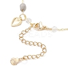 Natural Labradorite Link Bracelets for Women BJEW-JB12116-03-4
