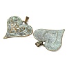 Heart Tibetan Style Alloy Big Pendants TIBEP-R342-10-RS-3
