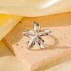 Adjustable 304 Stainless Steel Cuff Rings for Women RJEW-B135-07P-1