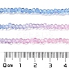 Transparent Painted Glass Beads Strands LS-DGLA-A034-T1mm-A08-3
