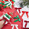 60Pcs 5 Styles Polyester Bowknot Wire Twist Ties DIY-ME0002-56A-3