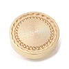 Golden Plated Wax Seal Brass Stamp Head LS-AJEW-C031-01C-2
