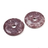 Natural Lepidolite Pendants G-K099-30mm-02-5