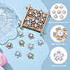 20Pcs 2 Colors Alloy Crystal Rhinestone Pendants FIND-YW0008-20-4