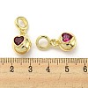 Brass with Cubic Zirconia Pendants FIND-Z023-20C-3