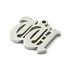 Non-Tarnish 201 Stainless Steel Pendants STAS-B055-01P-W-2