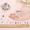 80Pcs 20 Style Light Gold Alloy Enamel Charms & Pendants ENAM-SC0002-73-3
