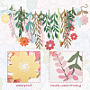 Paper Flower Hanging Banners DIY-WH20049-35-5