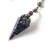 Natural Lapis Lazuli Dowsing Pendulum Big Pendants G-H285-02P-05-3