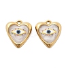 IP Plating(IP) 304 Stainless Steel Enamel Pendants STAS-A103-01G-04-1