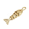 Brass Micro Pave Cubic Zirconia Beads KK-D409-11G-2