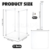 Transparent Acrylic Flower Holders Stands AJEW-WH0794-79-2