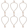 Adjustable Waxed Polyester Cord Necklace Making NJEW-TAC0028-3