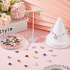 64Pcs 16 Colors Glass Charms FIND-SC0015-32G-3
