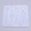 Self Defence Keychain Silicone Molds DIY-TAC0007-97C-1