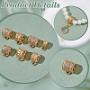 14Pcs 7 Styles Brass Tube Bails KK-AR0004-59-3