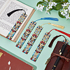 5Pcs Rectangle Shape Poplar Plywood Wooden Bookmarks AJEW-UN0002-47A-2