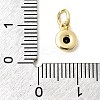 Brass Cubic Zirconia Charms KK-G554-02B-05-3
