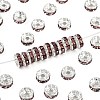 Brass Grade A Rhinestone Spacer Beads RB-A014-Z8mm-10S-1