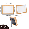 Wood with Paper Dried Flower Photo Frame AJEW-WH0314-109A-2