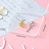 2Pcs 2 Colors Brass Pearl Cage Pendant Mounting KK-CJ0002-15-9
