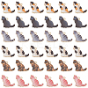 36Pcs 6 Colors Alloy Enamel Pendants ENAM-SC0005-48-1
