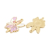 Rack Plating Alloy Enamel Pendants FIND-A040-08D-01G-2