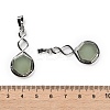 Gemstone/White Shell Pendants G-F777-05P-4