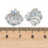 Brass Micro Pave Cubic Zirconia Charms KK-F906-13P-3