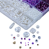 DIY 24 Style Acrylic & ABS Beads Jewelry Making Finding Kit DIY-NB0012-02A-2
