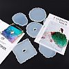 DIY Cup Mat Resin Casting Silicone Molds Kits DIY-OC0002-72-6