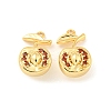Brass Micro Pave Cubic Zirconia Pendants KK-K369-02G-04-1