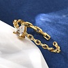 925 Sterling Silver Pave Cubic Zirconia Open Cuff Rings RJEW-R016-01G-01-3