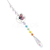 Teardrop Star Glass Crystal Suncatcher HJEW-JM04948-2
