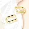 Brass Huggie Hoop Earrings EJEW-F245-04G-A-1