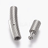 304 Stainless Steel Bayonet Clasps STAS-O114-039A-P-4