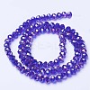 Electroplate Glass Beads Strands EGLA-A034-T10mm-B15-2