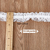 10M Cotton Mesh Pleated Elastic Lace Ribbon OCOR-DR0001-06-2